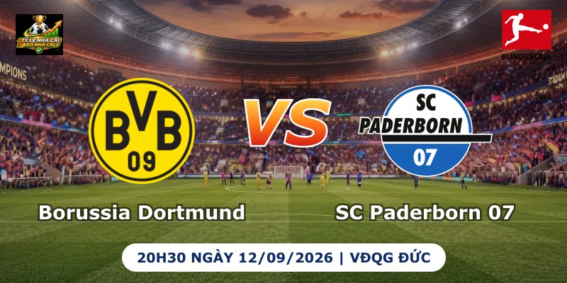 Borussia Dortmund vs SC Paderborn 07