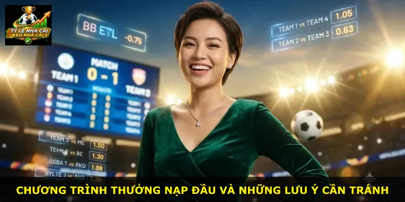 Chương trình thưởng nạp đầu và những lưu ý cần tránh