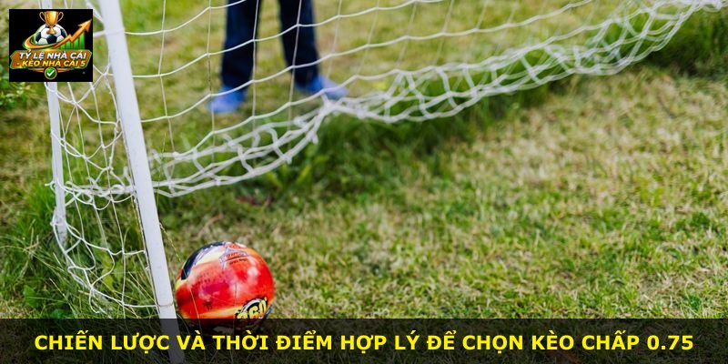 Chiến lược và thời điểm hợp lý để chọn kèo chấp 0.75