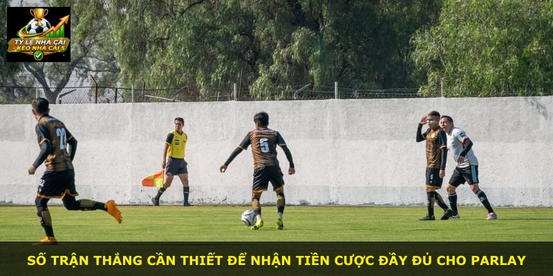 Số trận thắng cần thiết để nhận tiền cược đầy đủ cho Parlay